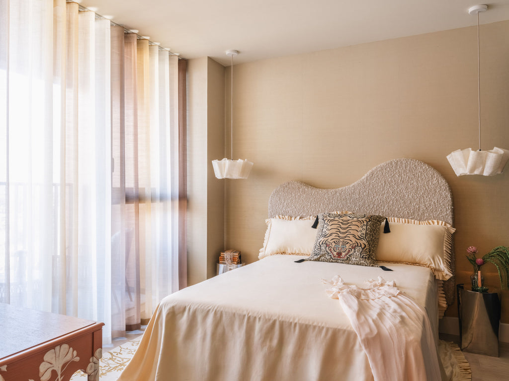 Sukun x House of House Afterglow luxury cotton duvet set, styled lifestyle shot