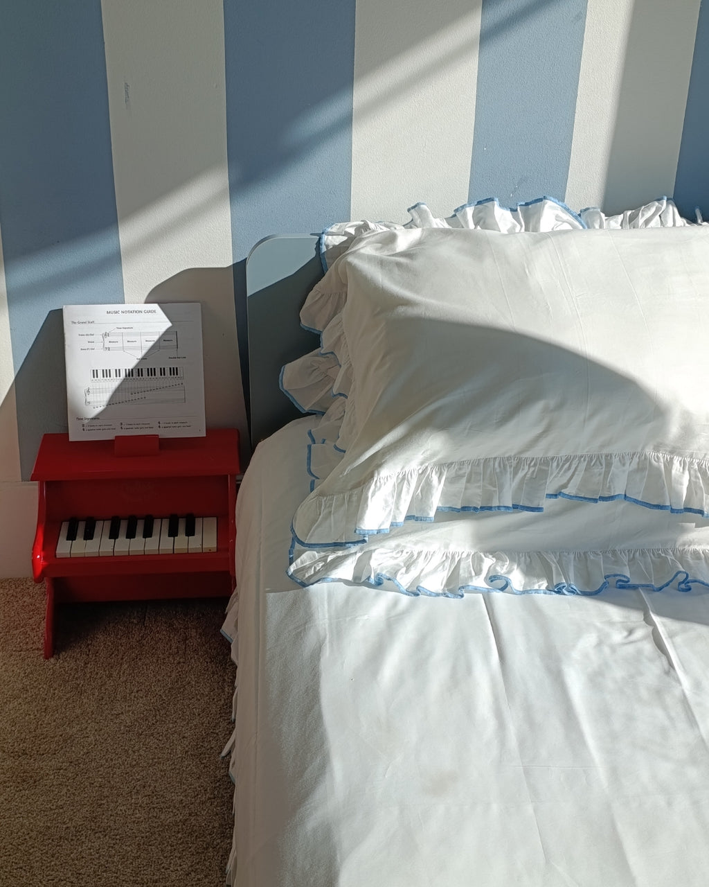 Provence pillowcase pair - Baby Blue