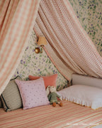 yellow frill bedding in cotton with canopy - emma ainscough interiors
