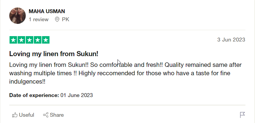 Sukun: Luxurious bedding and homeware.