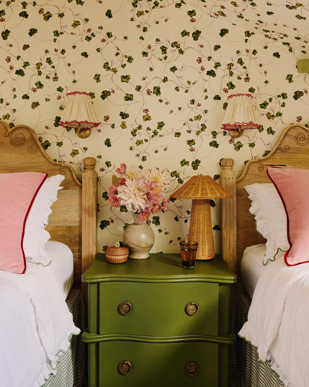 Provence - Duvet Set - Olive green