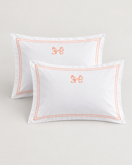 Arabella Bow Oxford Pillowcase Pair