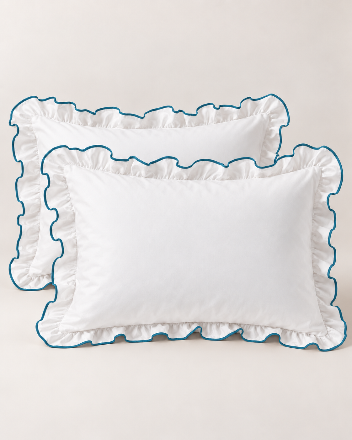 Provence pillowcase pair - Teal