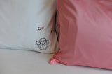 Rose Cherub Pillowcase Pair