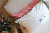 Rose Cherub Pillowcase Pair