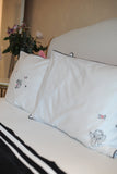 Rose Cherub Pillowcase Pair