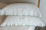 Just Married pillow cases.