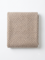 Chevron Chic Alpaca Throw- Wafer