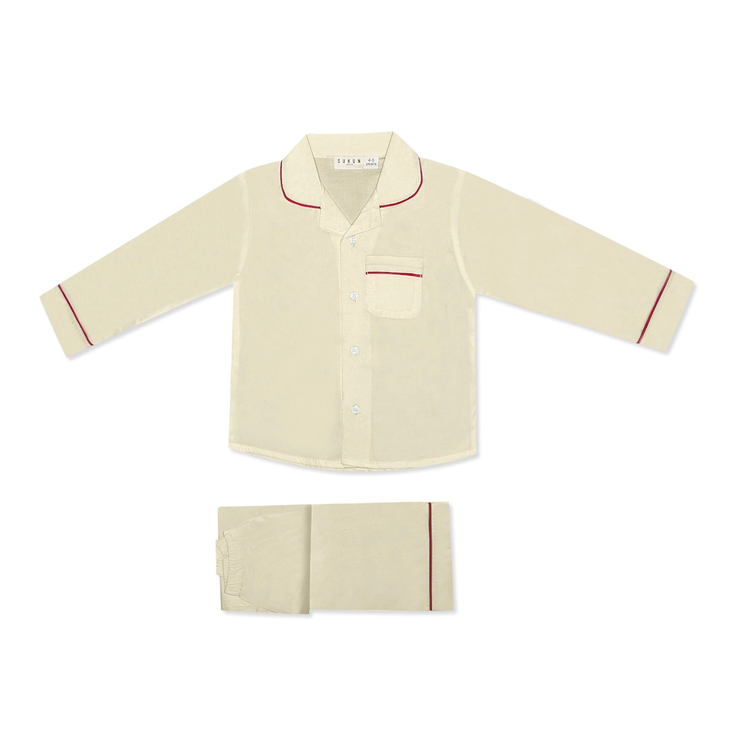 Pyjama set- Lemon Cream