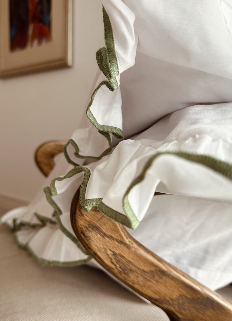 Provence - Duvet Set - Olive green