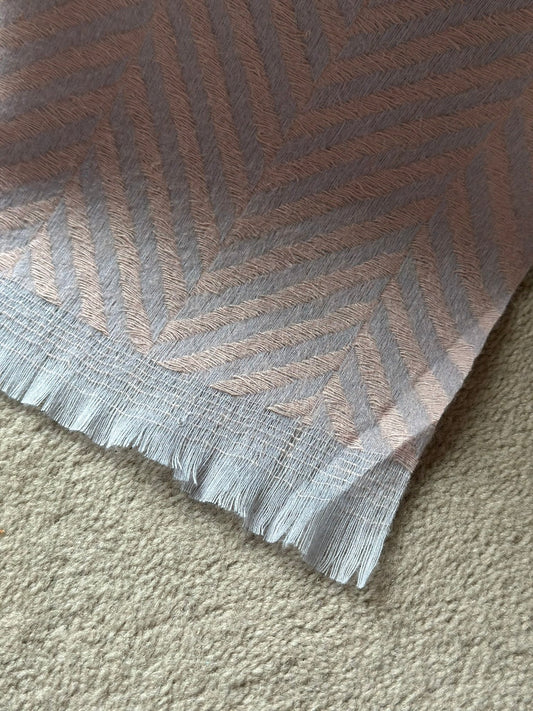 Chevron Chic - Alpaca Throw Candy Floss