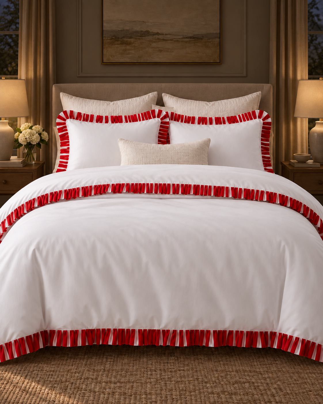 Candy Cane Pillowcase Pair